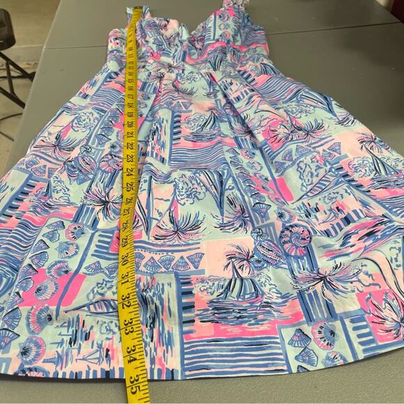 Lily Pulitzer Cyndi Whisper Blue Yeah Buoy mini dress size 00 - Picture 16 of 16
